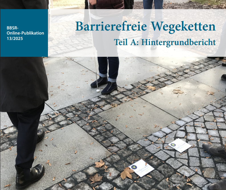 Titelbild BBSR Barrierefreie Wegeketten